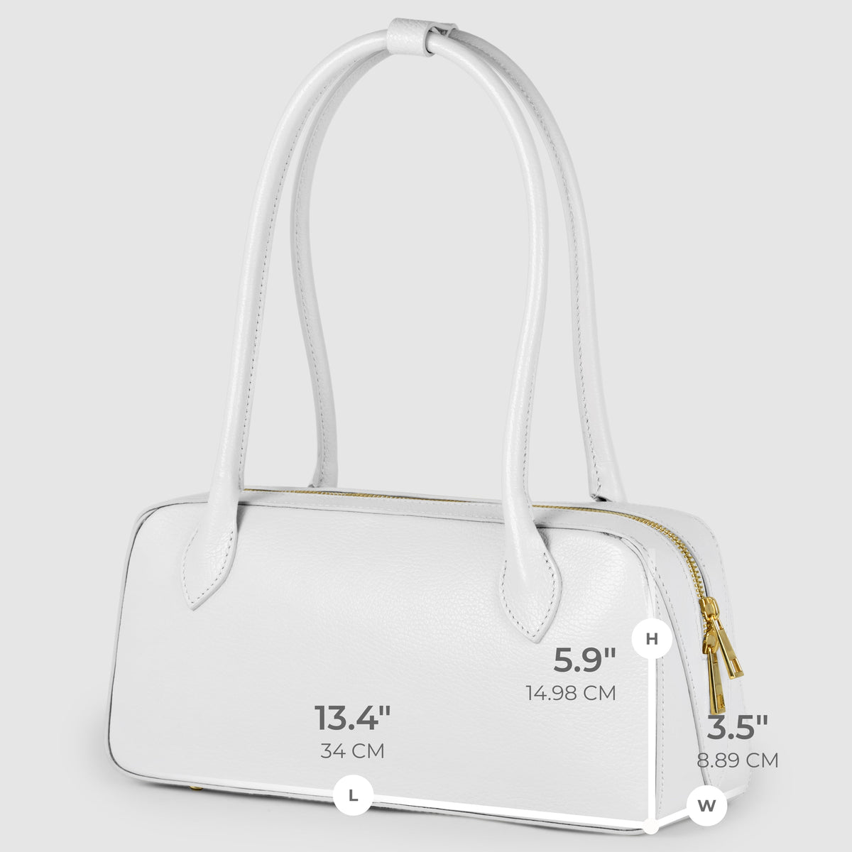 Lecco | Italian Full-Grain Leather Shoulder Bag