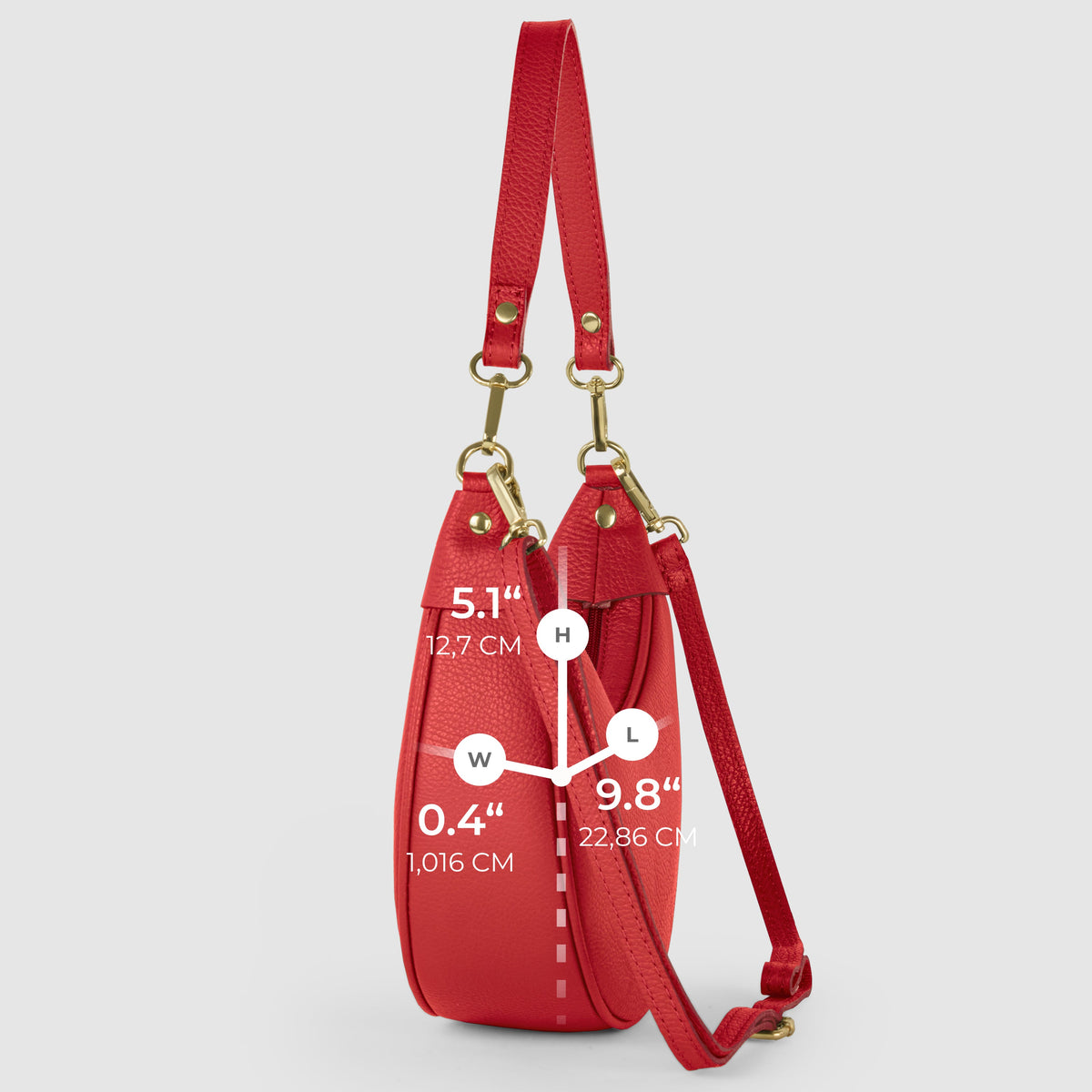 Verona | Italian Full-Grain Leather Shoulder Bag