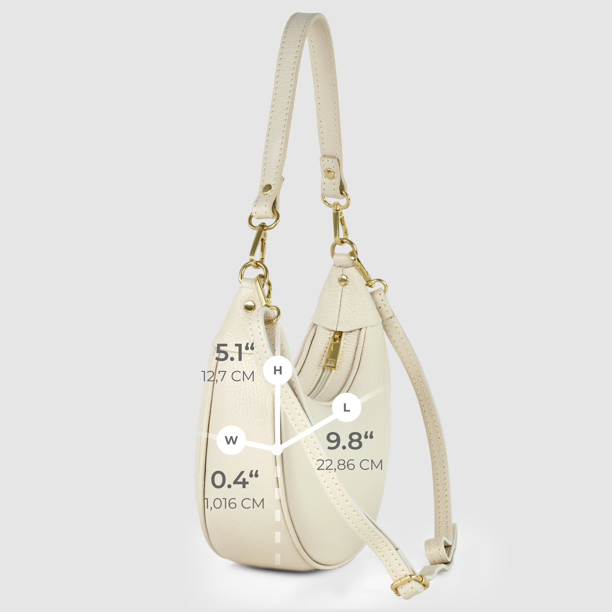 Verona | Italian Full-Grain Leather Shoulder Bag