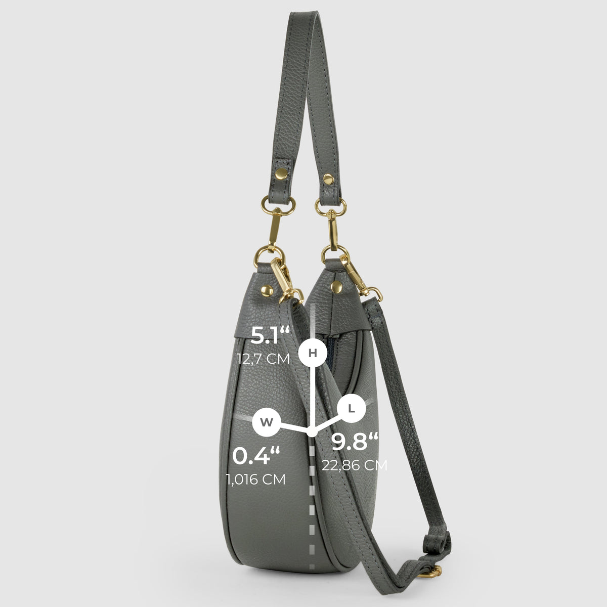 Verona | Italian Full-Grain Leather Shoulder Bag