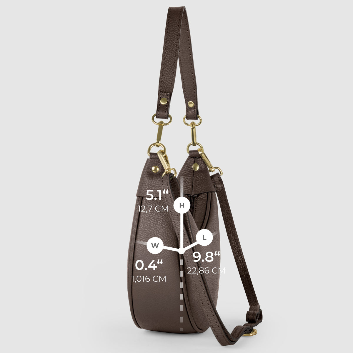 Verona | Italian Full-Grain Leather Shoulder Bag
