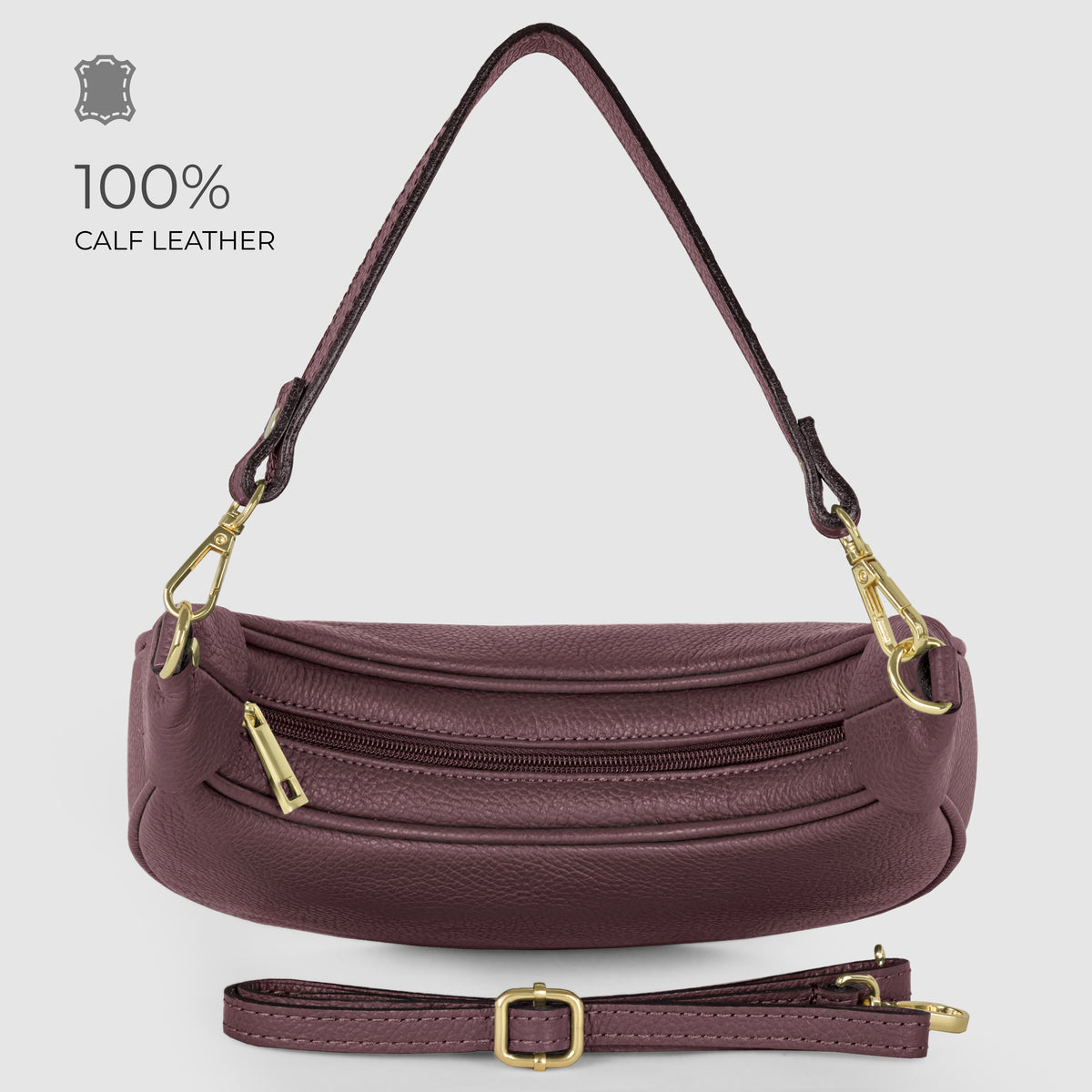 Verona | Italian Full-Grain Leather Shoulder Bag