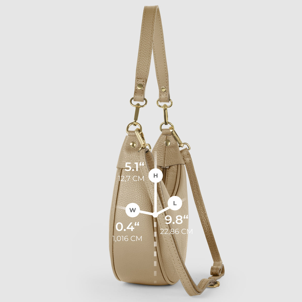 Verona | Italian Full-Grain Leather Shoulder Bag
