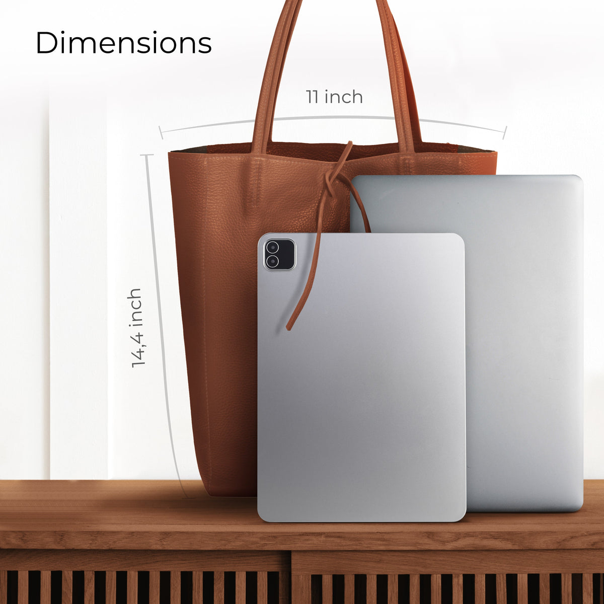 Firenze | Italian Full-Grain Leather Tote Bag