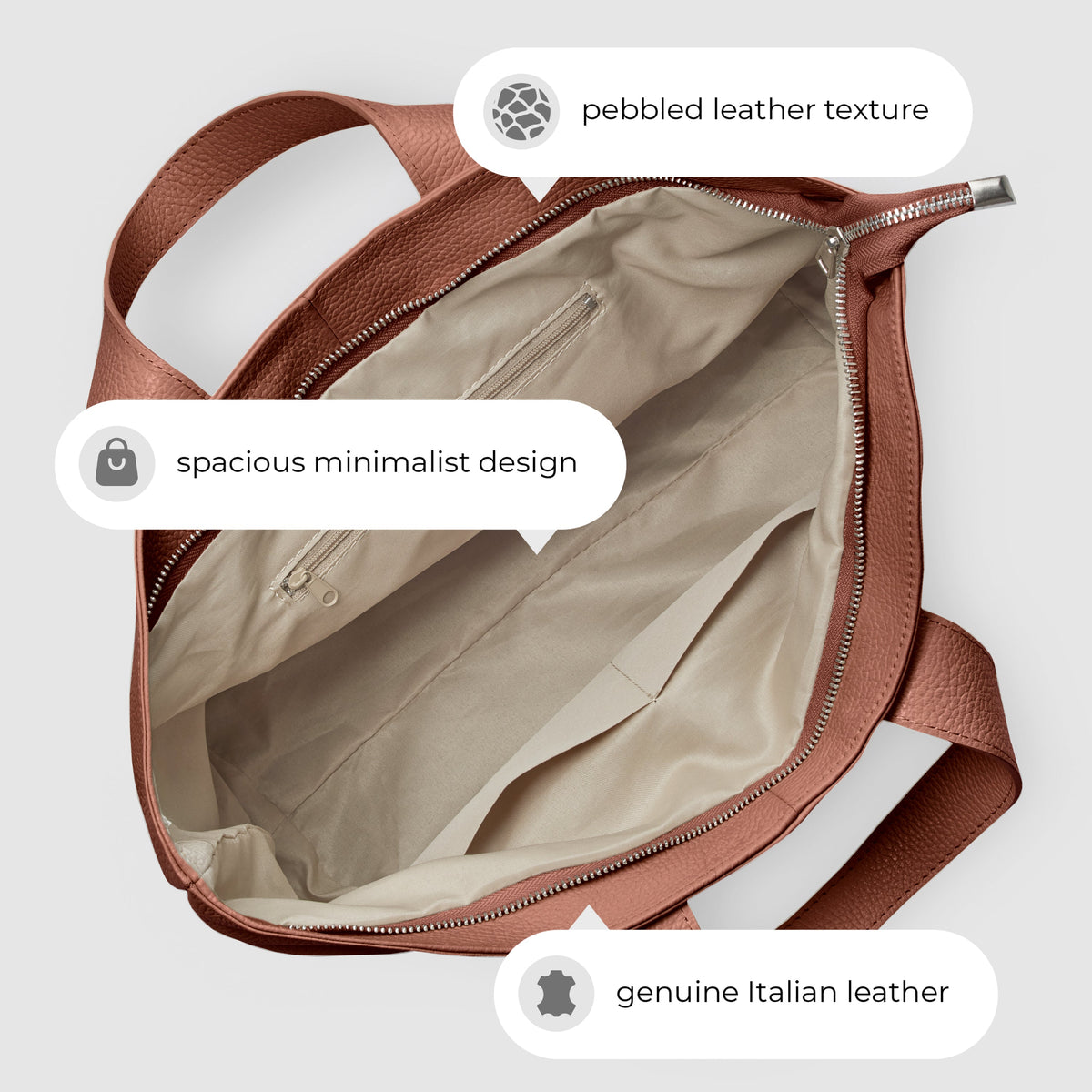 Torino | Italian Full-Grain Leather Tote Bag
