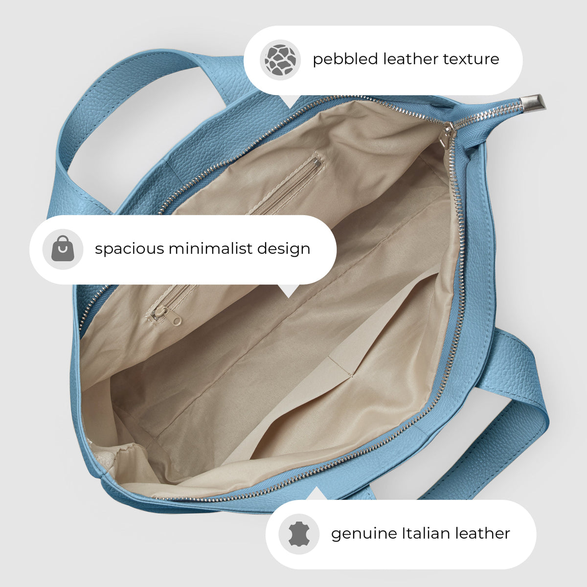 Torino | Italian Full-Grain Leather Tote Bag