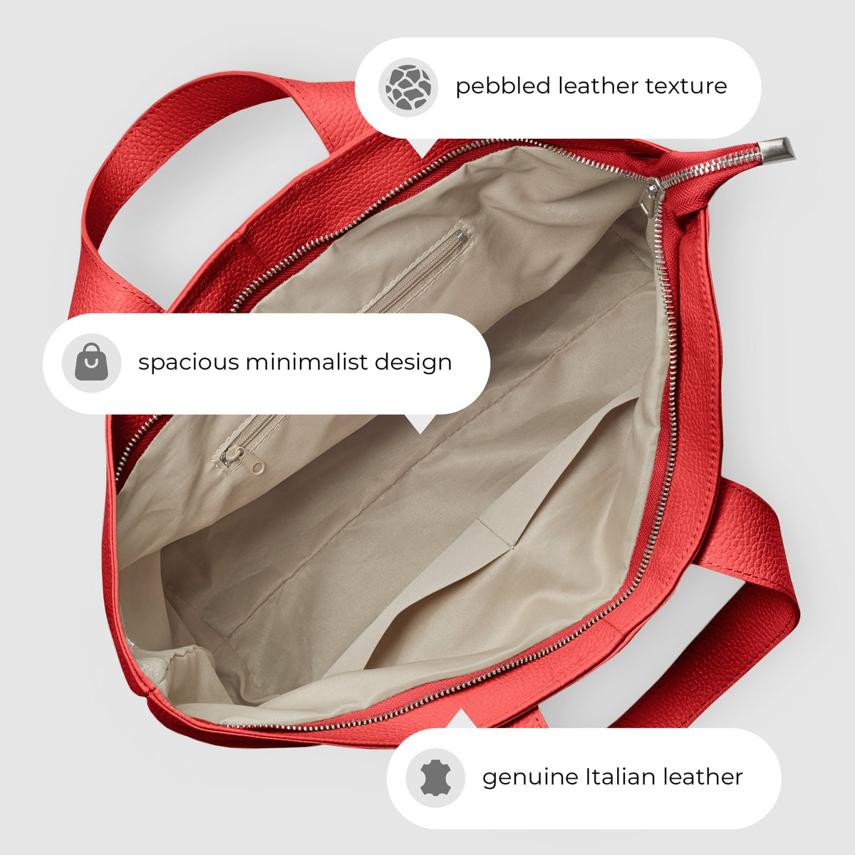 Torino | Italian Full-Grain Leather Tote Bag
