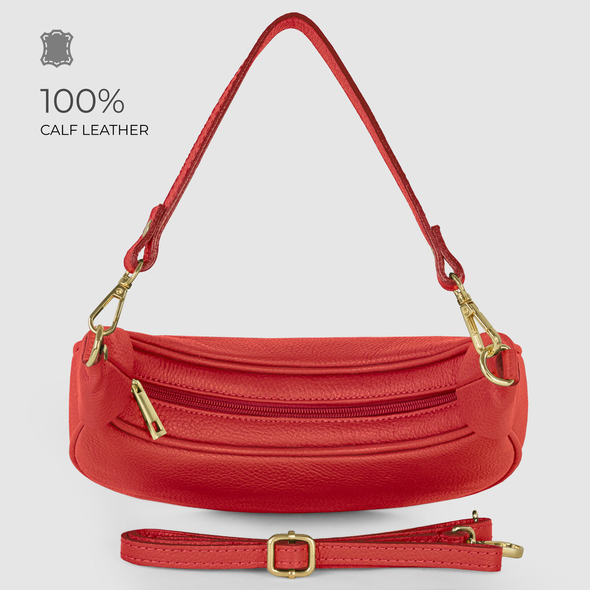 Verona | Italian Full-Grain Leather Shoulder Bag