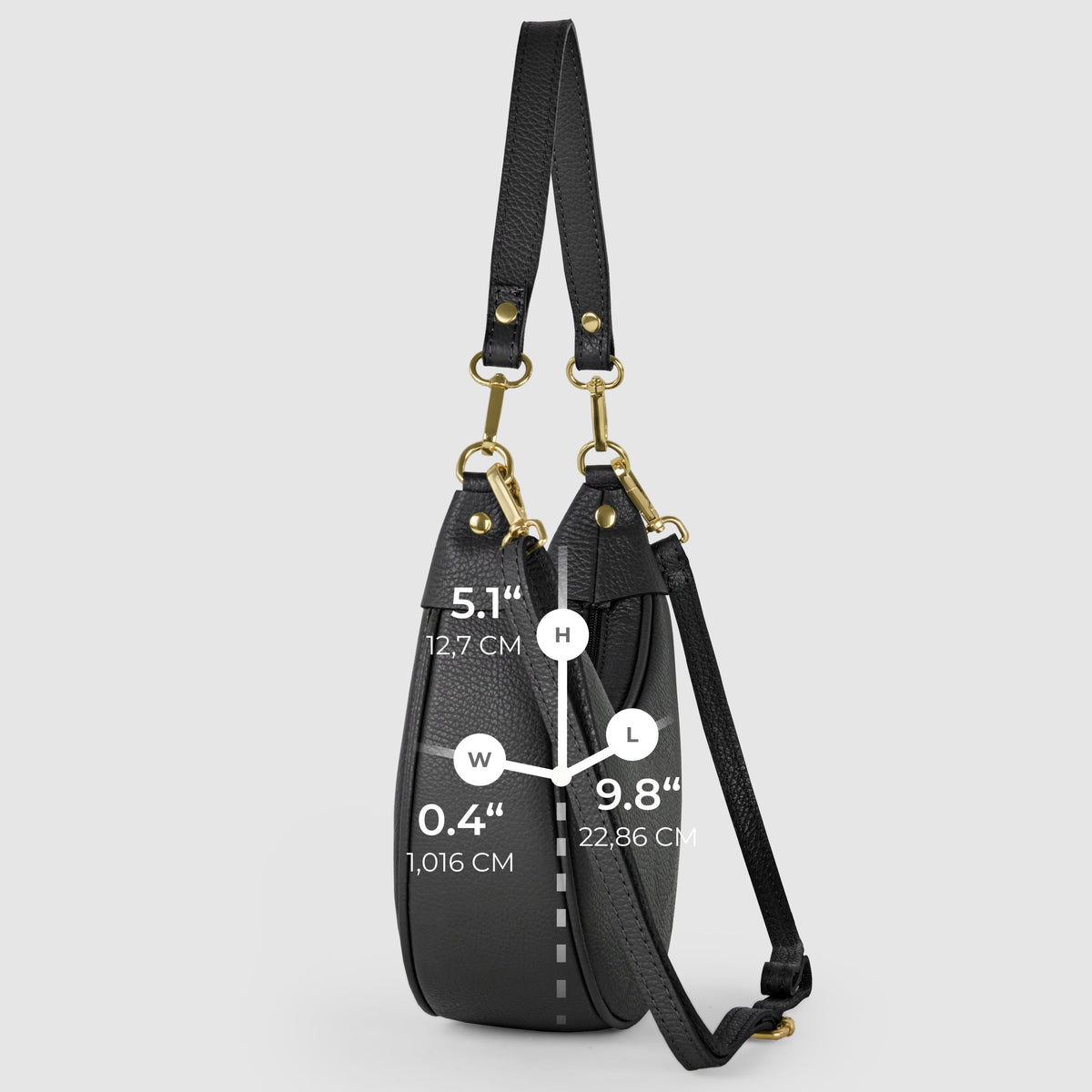 Verona | Italian Full-Grain Leather Shoulder Bag