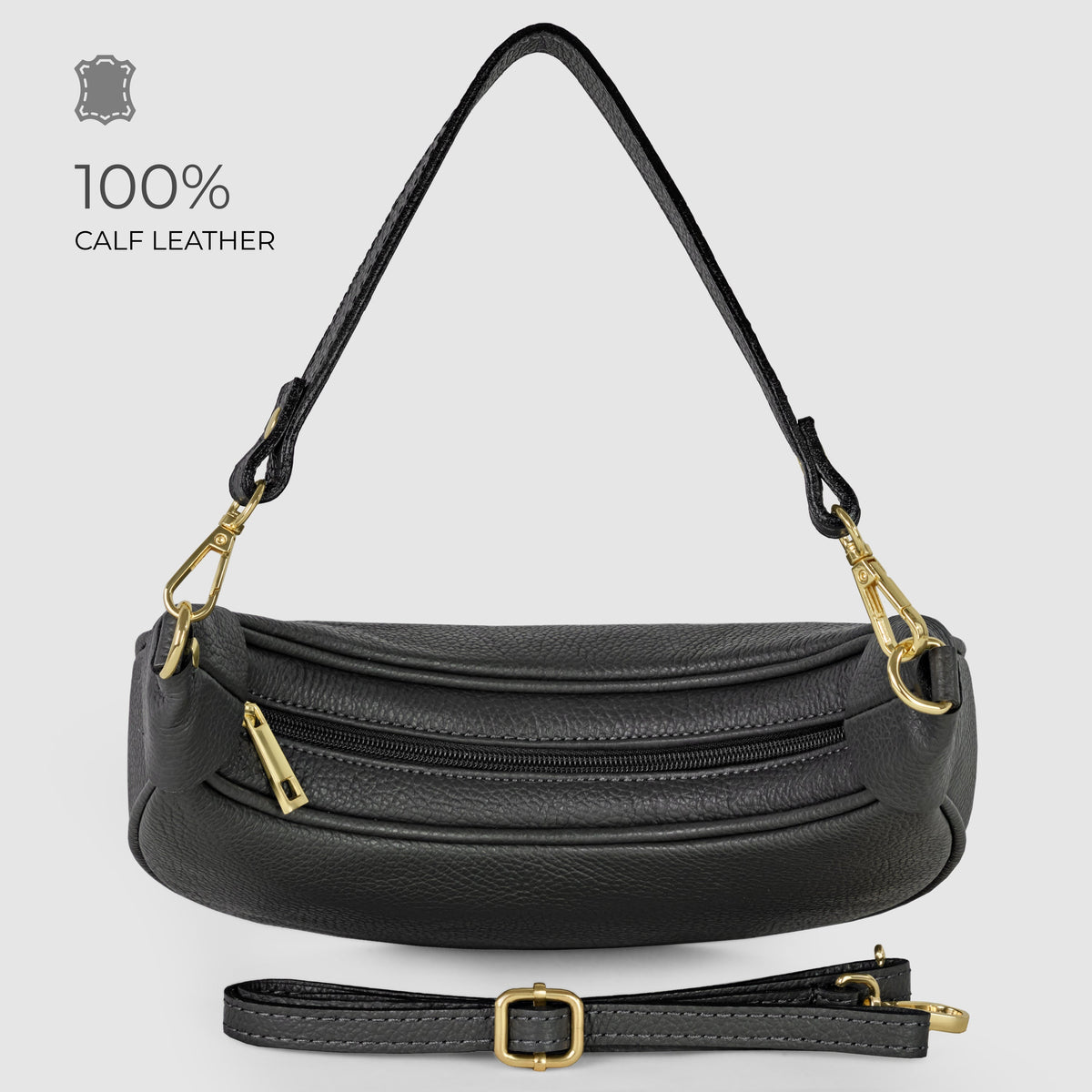Verona | Italian Full-Grain Leather Shoulder Bag
