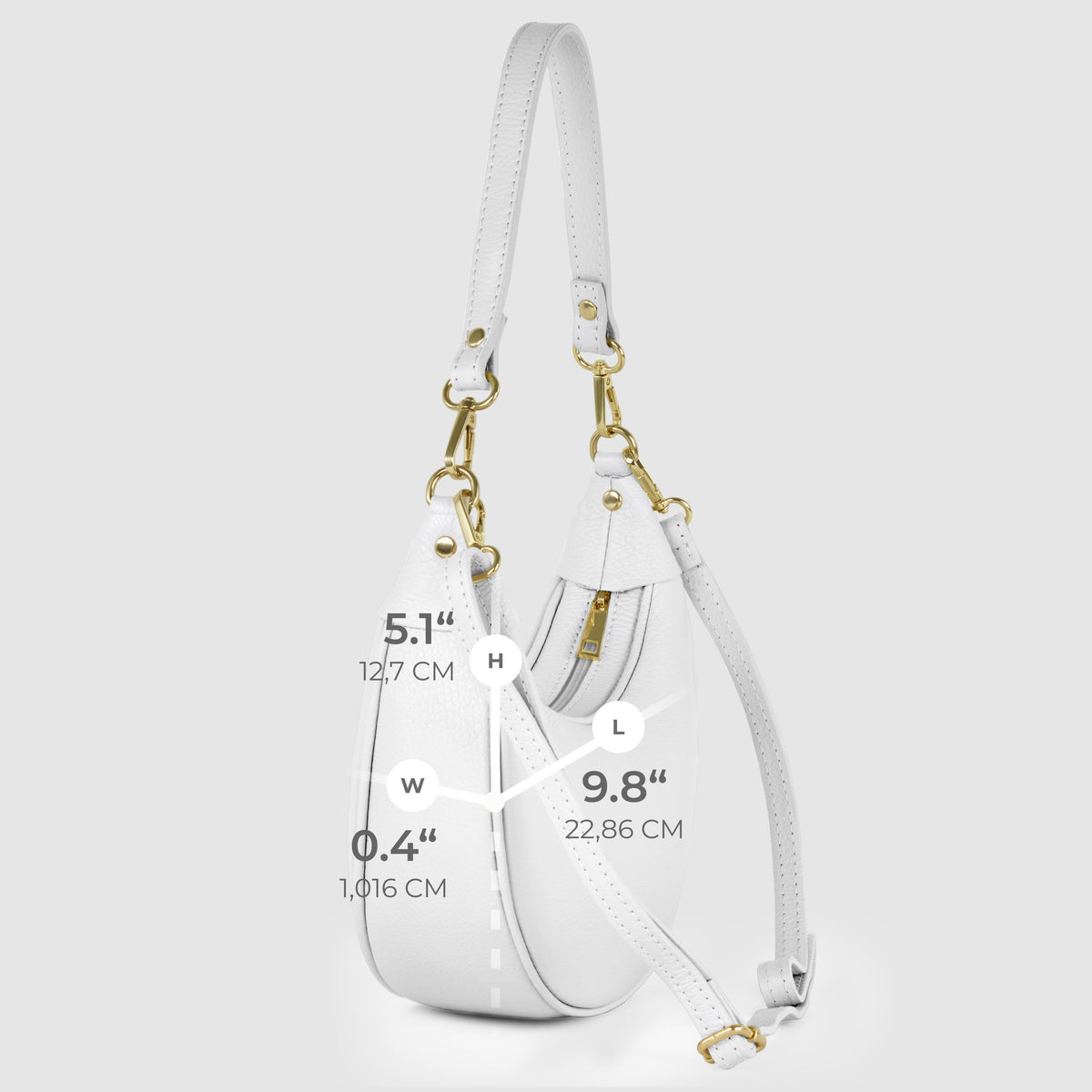 Verona | Italian Full-Grain Leather Shoulder Bag