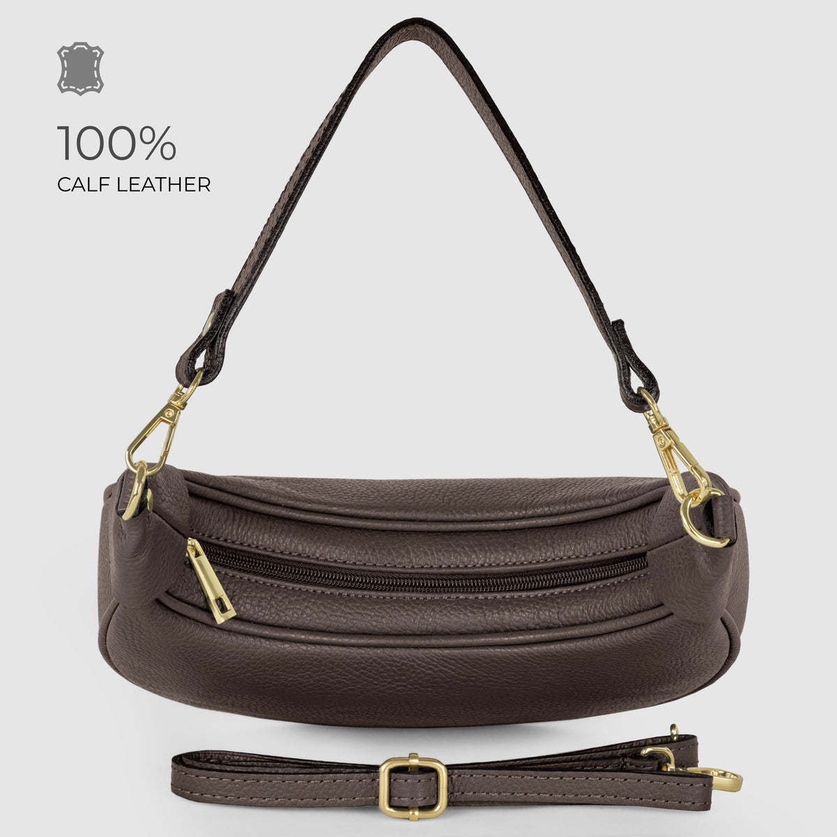 Verona | Italian Full-Grain Leather Shoulder Bag