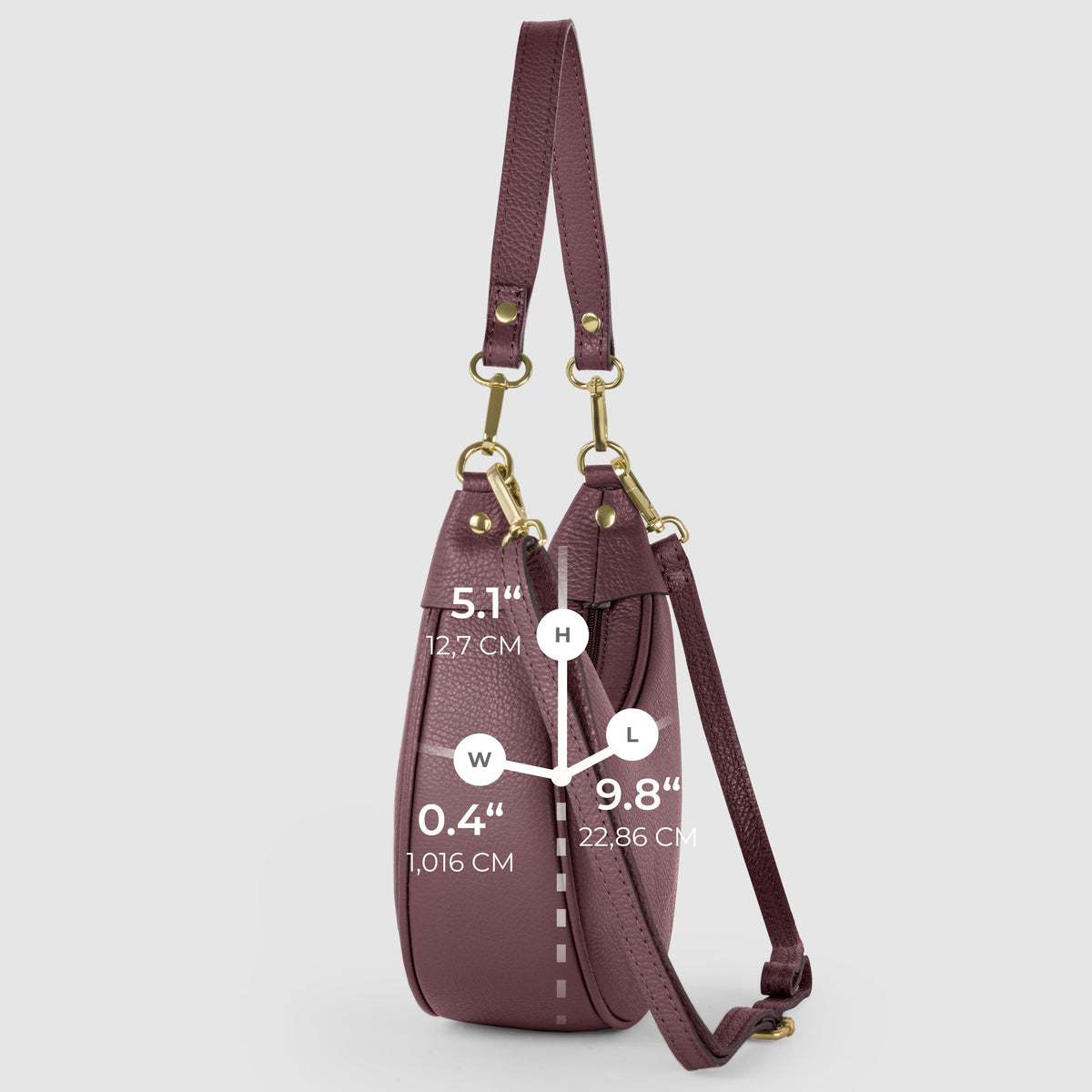 Verona | Italian Full-Grain Leather Shoulder Bag