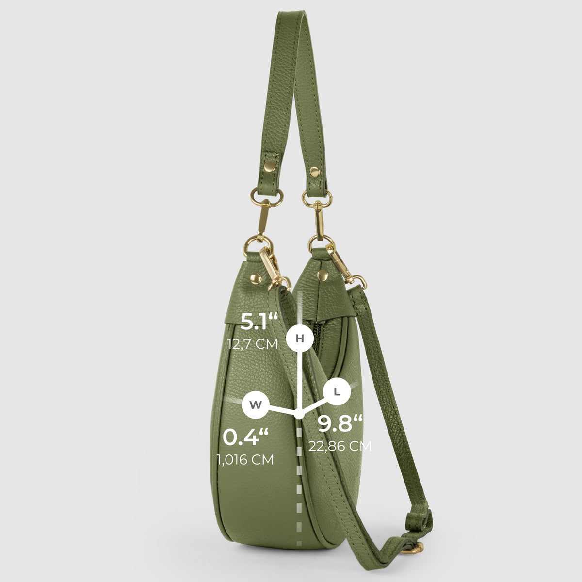Verona | Italian Full-Grain Leather Shoulder Bag