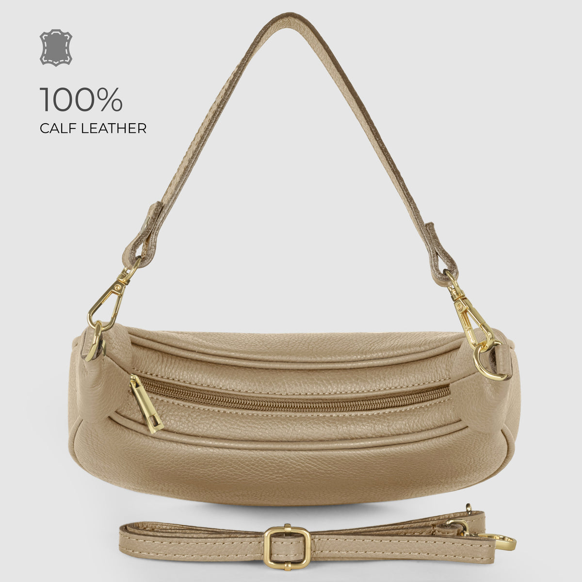 Verona | Italian Full-Grain Leather Shoulder Bag