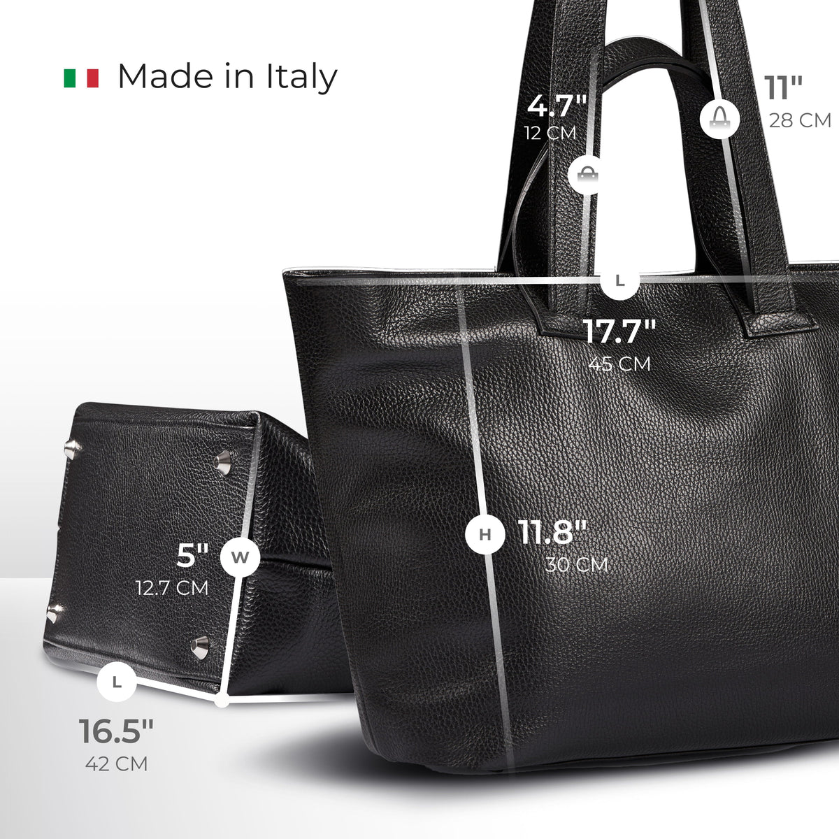 Torino | Italian Full-Grain Leather Tote Bag