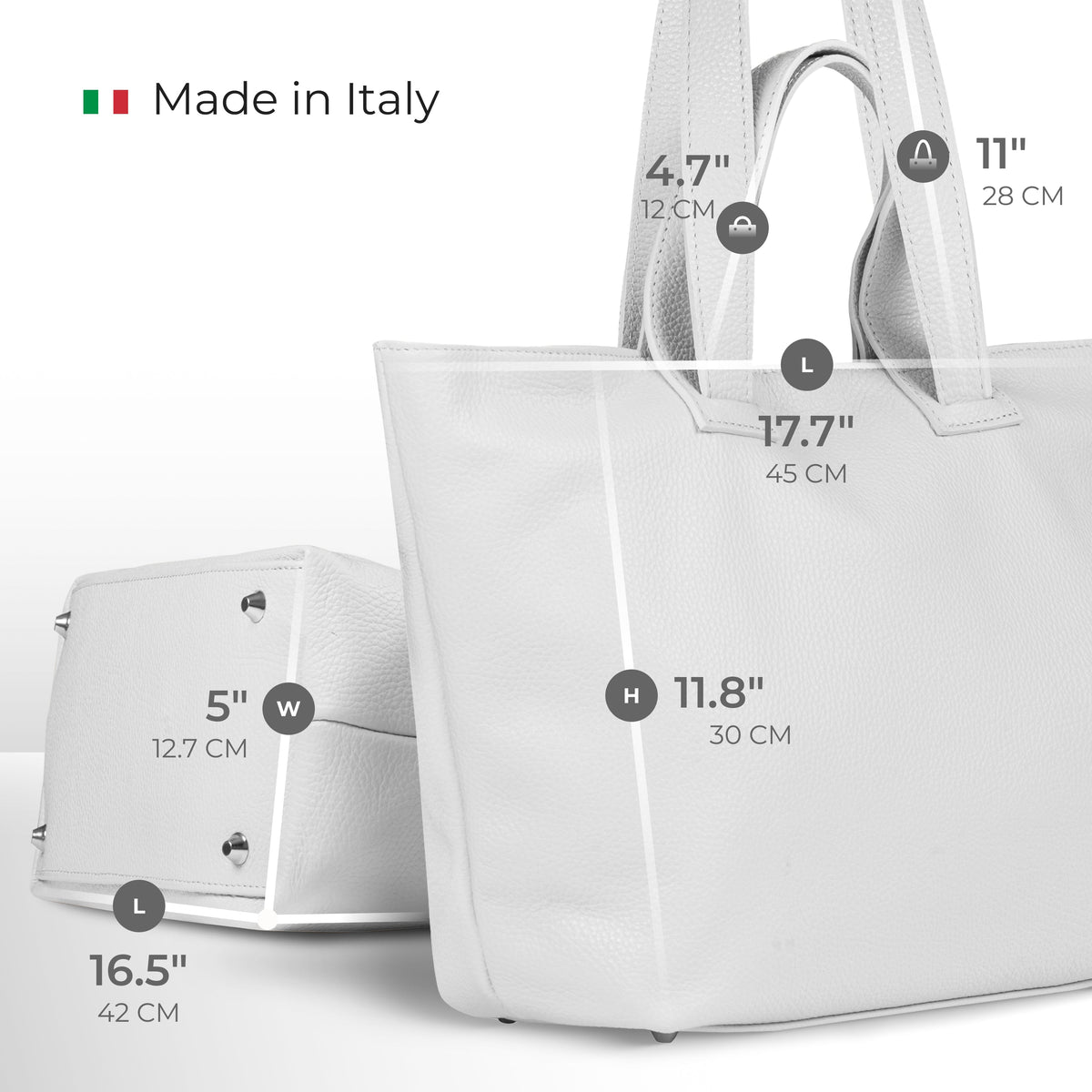 Torino | Italian Full-Grain Leather Tote Bag