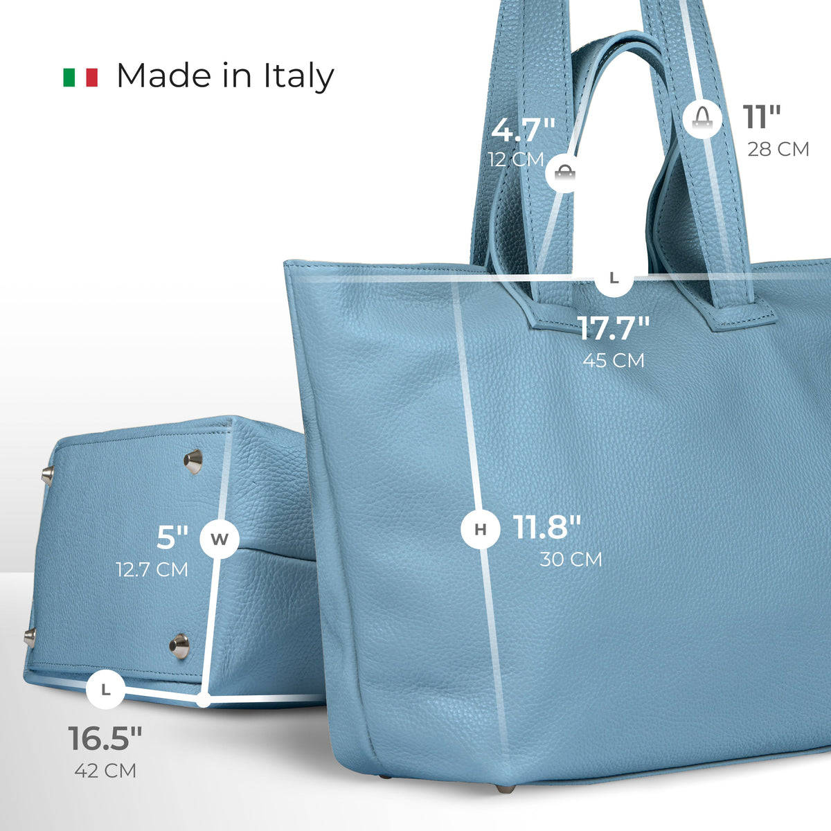 Torino | Italian Full-Grain Leather Tote Bag